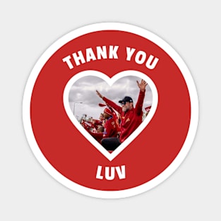 Thank you Luv Liverpool FC LFC Klopp YNWA Magnet